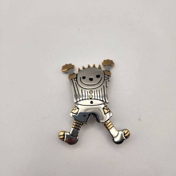 Colorful Brooch Set. Lot Of 3. Two Unbranded, One Avon 2006 Fashion Jewlery - Picture 2 of 8